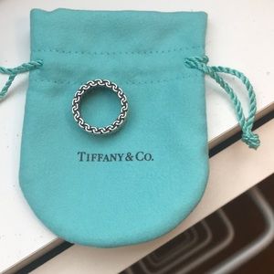 Rare Tiffany & Co. Oxidized Mesh Somerset Ring